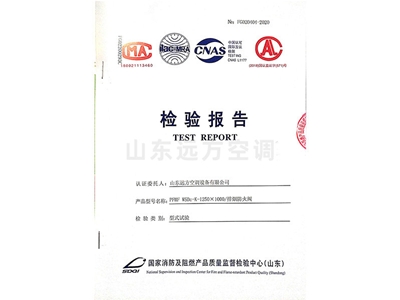 排（pái）煙（yān）防（fáng）火閥檢驗報（bào）告